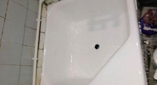 Обновление душевого поддона акрилом | Дмитриев